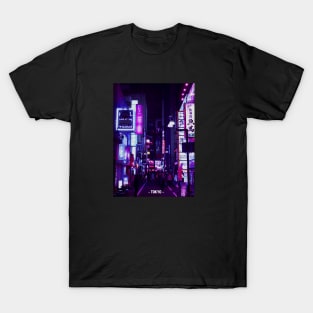 Tokyo Street Neon Synthwave T-Shirt